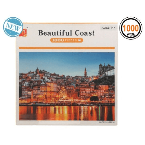 BigBuy Fun Puzzle Beautiful Coast 1000 Pezzi