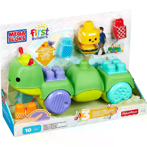 Fisher-Price Mega Bloks First Builders Tira Il Bruco CNG22