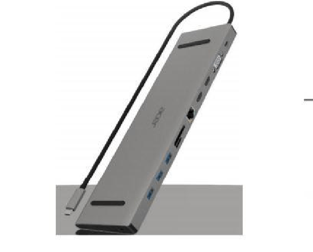 Acer ACG-DCK-C-1 Cablato USB 3.2 Gen 1 (3.1 Gen 1) Type-C Grigio