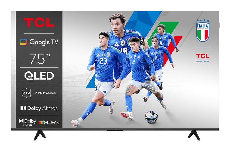 Tcl p79k serie smart tv qled 4k 75" 75p79k, dolby vision - atmos, hdr10+, google tv