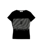 FRACOMINA MAGLIA T SHIRT MAGLIE DONNA FRACOMINA FP25ST3002J449N4 NERO ORIGINALE PE 2025