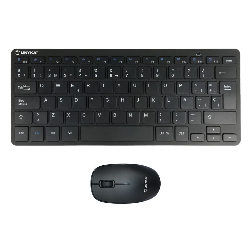Unykach-MK288-Pro-Confezione-di-mini-tastiera-79-tasti-Mouse-wireless-1200-dpi-wireless-3-pulsanti-uso-ambidestro---C