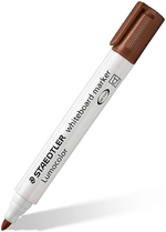 Stadtleler-Lumocolorr-351-White-Slate-Marker---Tip-Round---2-mm-Scate---Capuchon-con-clip---colore-marrone