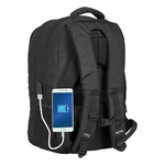 Safta Zaino per PC Portatile e Tablet con Uscita USB Business (30 x 43 x 16 cm)