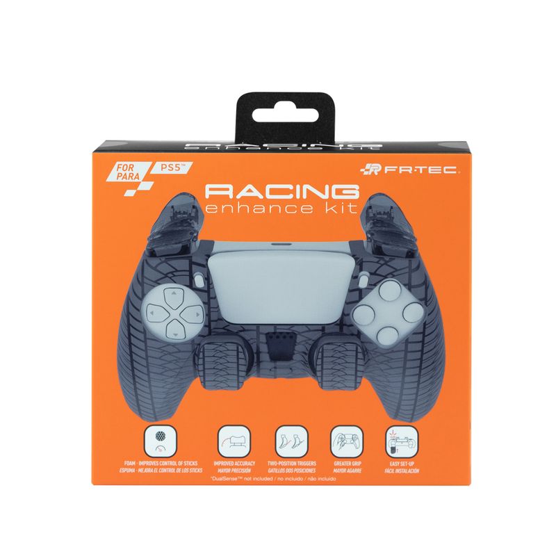 FR-TEC-Racing-Enhance-Kit-para-PS5---Protector-de-Silicona---Grips-con-Relieve---Espumas-de-Control---Gatillos-con-Modos