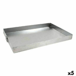 VR Stampo Rettangolare VR Argentato Alluminio 45 x 31 x 3,5 cm (5 Unità)