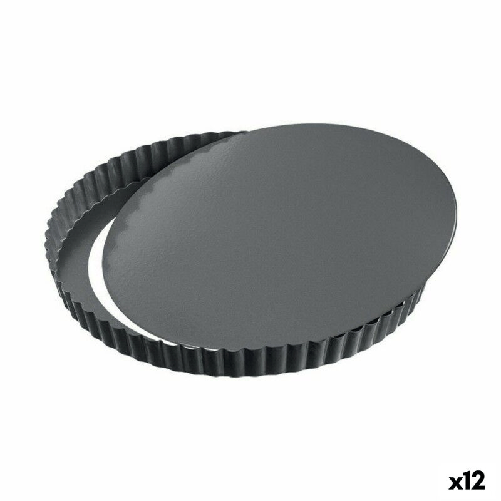 Quttin Stampo Removibile Quttin Nero Acciaio al carbonio 32 x 2,8 cm (12 Unità)
