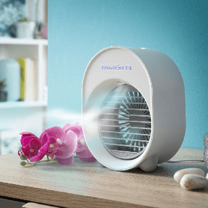 InnovaGoods Mini Climatizzatore Umidificatore a Ultrasuoni con LED Koolizer InnovaGoods