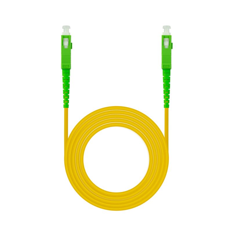 Nanocable-10.20.0003-cavo-a-fibre-ottiche-3-m-SC-APC-G.657.A2-Giallo