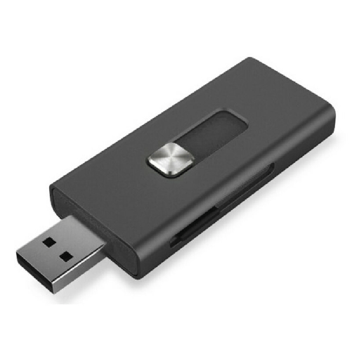 KSIX Lettore di Schede KSIX Micro SD Nero