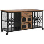 Home ESPRIT Cassettiera Home ESPRIT Metallo Abete Loft 122 x 37 x 58,5 cm