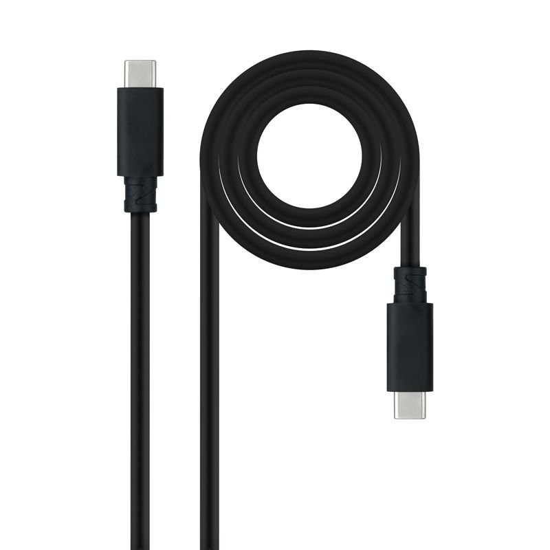 Nanocable-10.01.4101-L150-cavo-USB-15-m-USB-3.2-Gen-2--3.1-Gen-2--USB-C-Nero