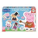 Educa Set di 5 Puzzle Peppa Pig Educa