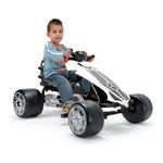 Injusa Go-Kart Injusa 4122 Bianco Pedali 89 x 60 x 50 cm