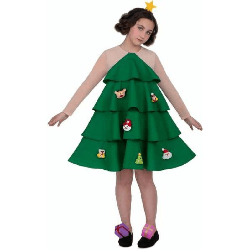 My Other Me Costume per Bambini My Other Me Verde Albero di Natale M 10-12 Anni