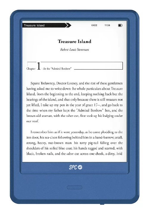 SPC Dickens Light 2 Pro lettore e-book Touch screen 8 GB Blu