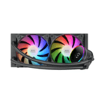 Mars Gaming ML-LCD240 Processore Kit di raffreddamento a liquido 12 cm Nero 1 pz