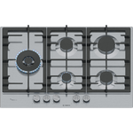 Bosch Serie 6 PCS7A5I90 , Piano cottura a gas, 75 cm, Acciaio inox