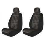 Cora Manufacturing Coprisedili anteriori Fast&amp;Smart tg. speciale tess. misto cotone piombo