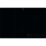 Electrolux Serie 700 KIS82453I Nero Da incasso 77 cm Piano cottura a induzione 4 Fornello(i)
