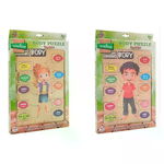 GLOBO Puzzle Corpo Umano Legno Assortito Giochi Di Società 38099