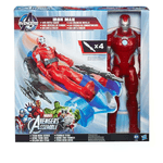 Hasbro Avengers Iron Man 30 cm più veicolo ‎A7363E270