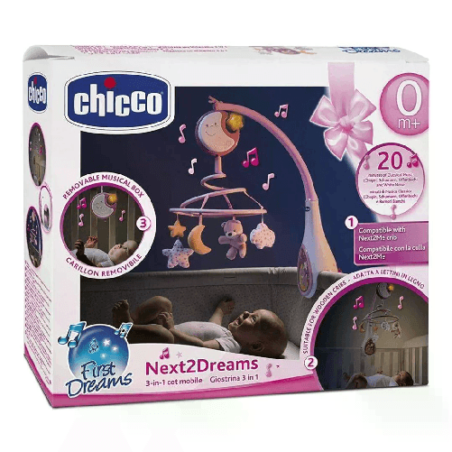 Chicco Next2Dreams Giostrina Carillon Culla/Lettino Rosa