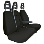 Cora Manufacturing Coprisedili per furgoni tg. SP25 tess. cotone trapuntato nero