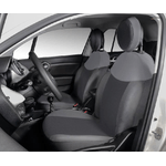 Cora Manufacturing  Coprisedili anteriori personalizzati Fiat 500X e 500L tess. antracite/grigio piombo