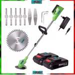 SAR Decespugliatore A Batteria Elettrico 2 Batterie 48V Tagliaerba Giardino 1900W