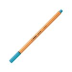 Stabilo Pennarello Stabilo Point 88 a fibra fine - Tratto 0,4 mm - Inchiostro a base acqua - Colore azzurro