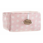 BigBuy Kids Cestino Rosa Stelle 18 x 14 x 10,5 cm