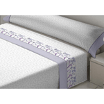 Tejidos Reina Set di Lenzuola Tejidos Reina Dulceida Malva Matrimoniale