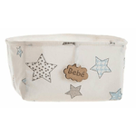 BigBuy Kids Cestino Stampa Stelle 18 x 14 x 10,5 cm