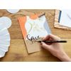 Edding-1340-Brush-Pack-de-4-Rotuladores---Punta-Pincel-Flexible---Trazo-1-3mm---Tinta-con-Base-de-Agua---Colores-Oro-Ne