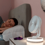 InnovaGoods Ventilatore da Scrivania Ricaricabile con LED FanLed InnovaGoods Ø6,6'' 4000 mAh