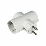 NIMO Adattore con prese NIMO Schuko 16A 250V Blanco