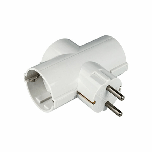 NIMO Adattore con prese NIMO Schuko 16A 250V Blanco