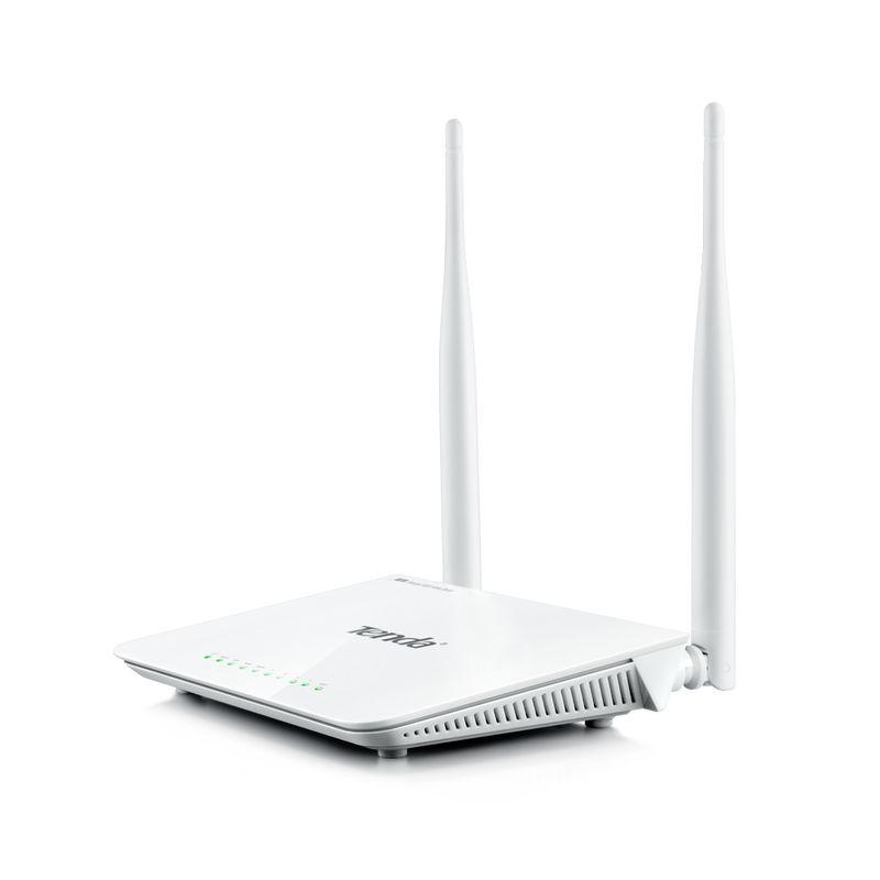 ROUTER-TENDA-F300-WIRELESS-N-BROADBAND-300M-2T2R-4P-LAN-10-100M-2-ANTENNE-FISSE-5dBi-2.4GHz