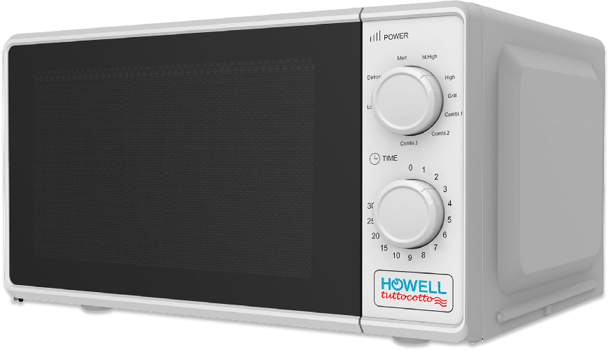 HOWELL Forno a Microonde Howell 20 Litri con Grill e Comandi Intuitivi