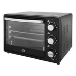 BricoShop24 Forno Elettrico Nero 1300W lt20 DCG 45,5x26x26,5 cm