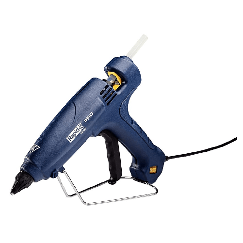 TrAdE Shop Traesio  Pistola Per Colla A Caldo Eg320 Controllo Temperatura Autoregolato A 195°c Ugello Intercambiabile -