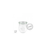 WECK BARATTOLO con COPERCHIO Tulipano 220ml SENZA GUARNIZIONE E MOLLE
