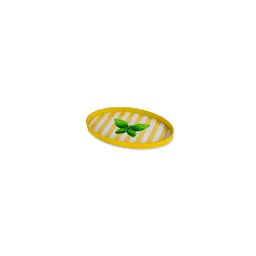 WD LIFESTYLE VASSOIO/VUOTATASCHE OVALE 28X17cm FARFALLA