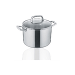 BERNDES CASSERUOLA con COPERCHIO Tricion Resist 22cm Acciaio Inox