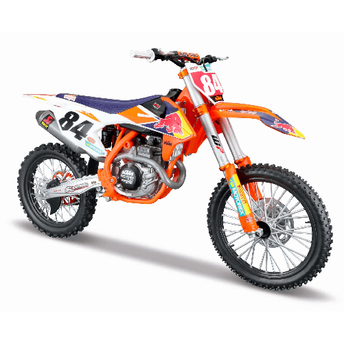 Maisto MODELLINO DIE CAST RED BULL KTM 450 SX-F JEFFREY HERLINGS FACTORY EDITION 2018 - 1:6 - 32228
