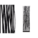 Gift Decor Paravento Varas Nero Legno di salice 50 x 185 x 12 cm