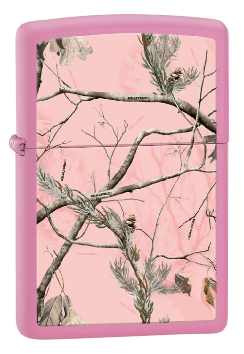 Zippo 28078 ACCENDINO ZIPPO REALTREE APG PINK MATTE