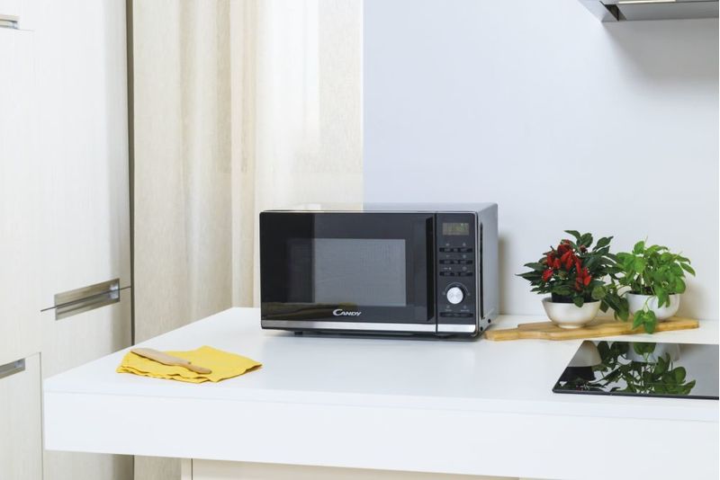 Candy-Moderna-CMGA23TNDB-Superficie-piana-Microonde-con-grill-23-L-900-W-Nero