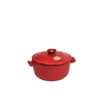 EMILE HENRY CASSERUOLA TONDA COCOTTE 20cm h.15cm Grand Cru Rosso Flame